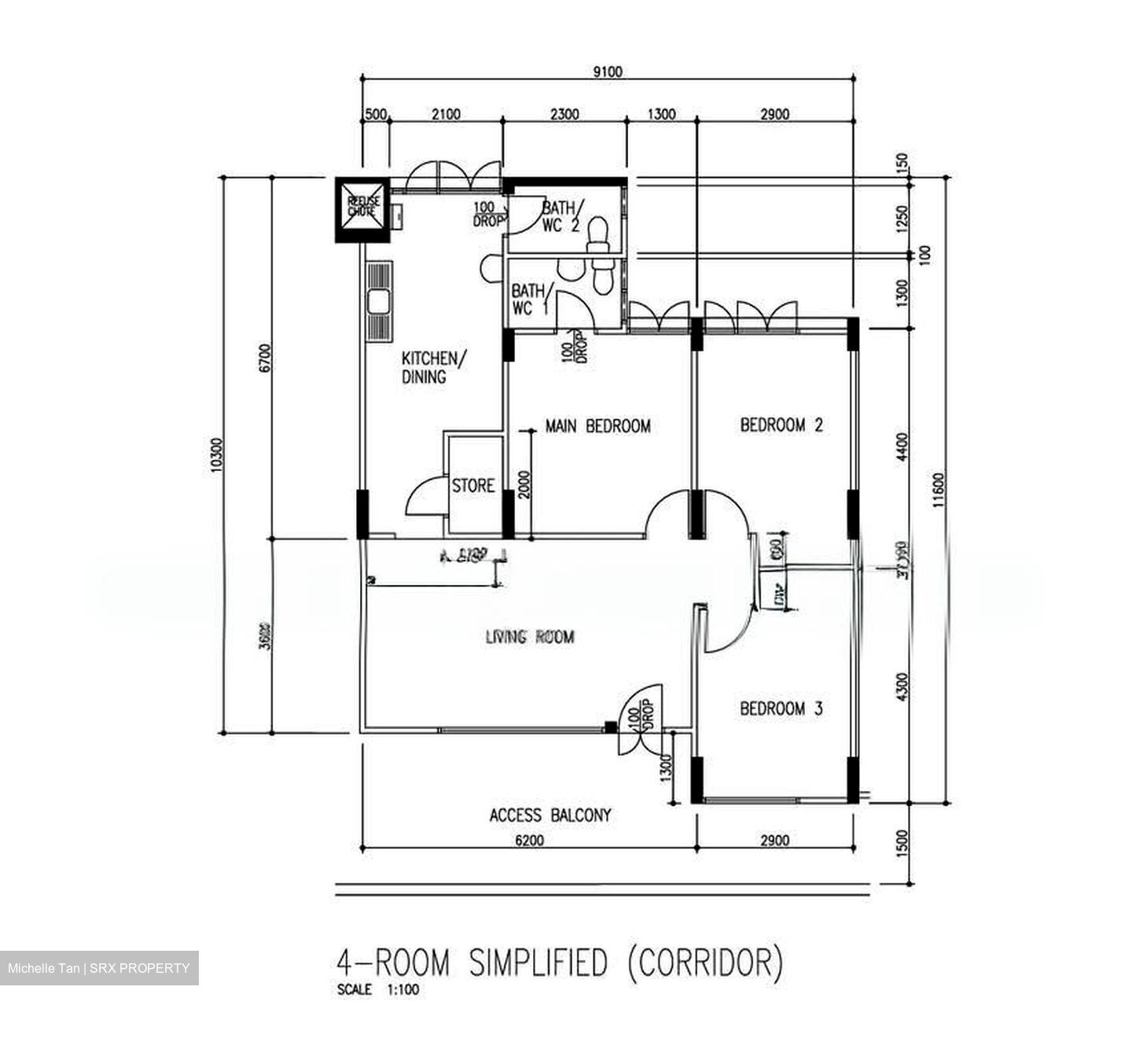 Blk 156 Bedok South Avenue 3 (Bedok), HDB 4 Rooms #559309171